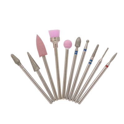 10pcs Nail Drill Bits Cuticle Cleaner Dust Drill Brush Rotary Polishing File Grinding Heads Manicure Pedicure Tools
10pcs Nail Drill Bits Cuticle Cleaner Dust Drill Brush Rotary Polishing File Grinding Heads Manicure Pedicure Tools