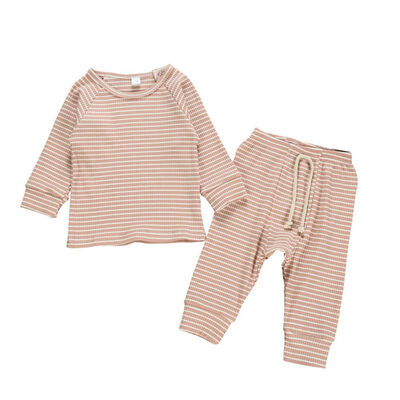 Autumn Children Casual Clothes Baby Boys Girls Long Sleeve Striped Printing T-Shirt And Striped Trousers for Toddler Kids
Autumn Children Casual Clothes Baby Boys Girls Long Sleeve Striped Printing T-Shirt And Striped Trousers for Toddler Kids