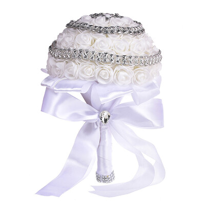 Gobestart Crystal Roses Bridesmaid Wedding Bouquet Bridal Artificial Silk Flowers Decor
Gobestart Crystal Roses Bridesmaid Wedding Bouquet Bridal Artificial Silk Flowers Decor