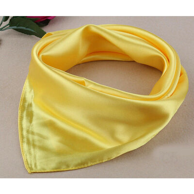 Women Soft Silk Square Scarf Bandana Neckerchief Head Neck Wrap Scarves Gift 
Women Soft Silk Square Scarf Bandana Neckerchief Head Neck Wrap Scarves Gift