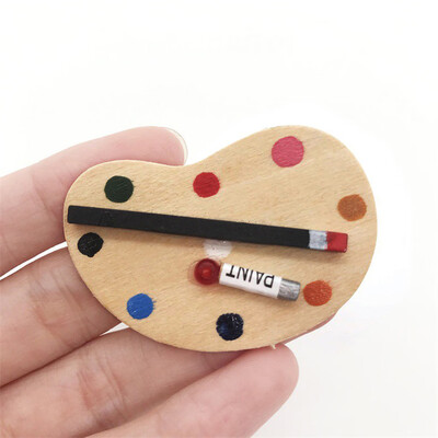 Siaonvr 112 16 Toy House Miniature Scene Model Painting Tool Palette- Simulation Toy
