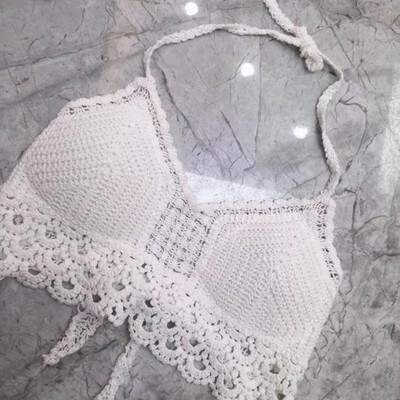 2019 New Crop Top Sexy Women Summer Backless Crochet Top Knit Beach Knitting Halter Cami Tank Crop Top
2019 New Crop Top Sexy Women Summer Backless Crochet Top Knit Beach Knitting Halter Cami Tank Crop Top