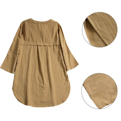 Plus Size Tunic Tops Womens Blouse Button Down Shirts Fashion Long Sleeve Cardigans Patchwork Casual Blusas Top
Plus Size Tunic Tops Womens Blouse Button Down Shirts Fashion Long Sleeve Cardigans Patchwork Casual Blusas Top