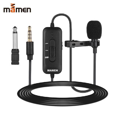 MAMEN KM-D2 Omni-directional Clip-on Lavalier Microphone 35mm Plug Condenser Mic 8m Cable Length Super Sound for Presentations Au
MAMEN KM-D2 Omni-directional Clip-on Lavalier Microphone 35mm Plug Condenser Mic 8m Cable Length Super Sound for Presentations Au