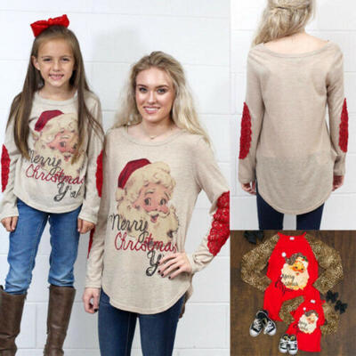 Mom Daughter Kids Baby Family Christmas Santa Claus T-shirt Tee Tops Clothes USA
Mom Daughter Kids Baby Family Christmas Santa Claus T-shirt Tee Tops Clothes USA