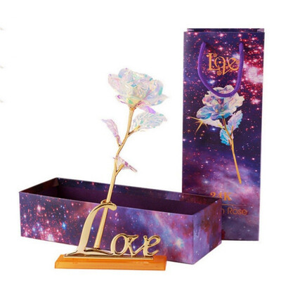 Valentines Day Favors Gift 24K Foil Plated Rose Gold Rose Lasts Forever Love Wedding Decor Lover Lighting Rose Drop Shipping 
Valentines Day Favors Gift 24K Foil Plated Rose Gold Rose Lasts Forever Love Wedding Decor Lover Lighting Rose Drop Shipping