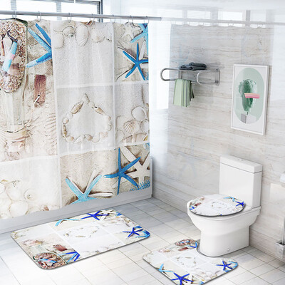 〖Follure〗4PCS Non Slip Toilet Polyester Cover Mat Set Bathroom Shower Curtain
〖Follure〗4PCS Non Slip Toilet Polyester Cover Mat Set Bathroom Shower Curtain