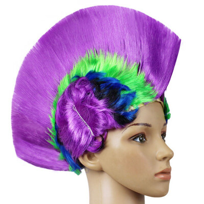 Morden Style Rainbow Mohawk Hair Wig Rooster Fancy Costume Punk Rock Halloween Party Decor Festive & Party Supplies
Morden Style Rainbow Mohawk Hair Wig Rooster Fancy Costume Punk Rock Halloween Party Decor Festive & Party Supplies