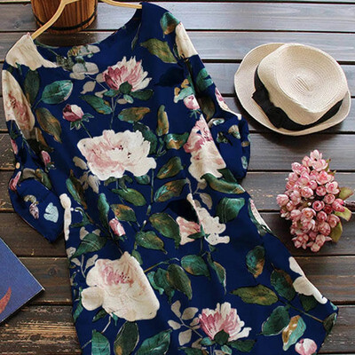 Women Autumn Large Size Dress National Style Round Collar Flower Print Ruffled Half Sleeve Slim Retro Dress 4 Colors
Women Autumn Large Size Dress National Style Round Collar Flower Print Ruffled Half Sleeve Slim Retro Dress 4 Colors