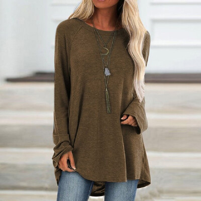 Tailored Womens Solid Long Sleeve Irregular Sweatshirt Loose Print Pullover Tops Blouse
Tailored Womens Solid Long Sleeve Irregular Sweatshirt Loose Print Pullover Tops Blouse