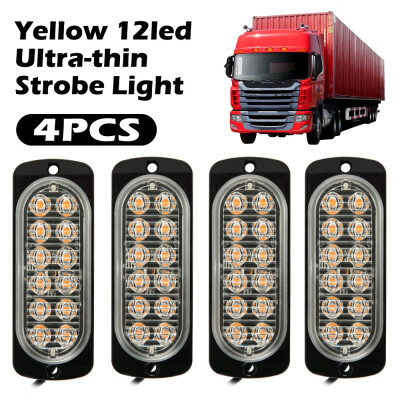 Willstar 4X 12LED Amber Emergency Flashing Strobe Light Truck Car Recovery Beacon Lamp
Willstar 4X 12LED Amber Emergency Flashing Strobe Light Truck Car Recovery Beacon Lamp