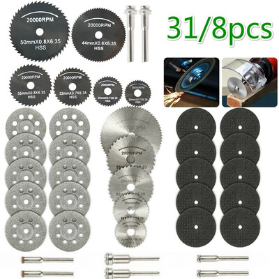 Premium 31pcs8pcs Circular Saw Blades - Rotary Tool Cutting Disc Kit Accessories Metal Drill
Premium 31pcs8pcs Circular Saw Blades - Rotary Tool Cutting Disc Kit Accessories Metal Drill