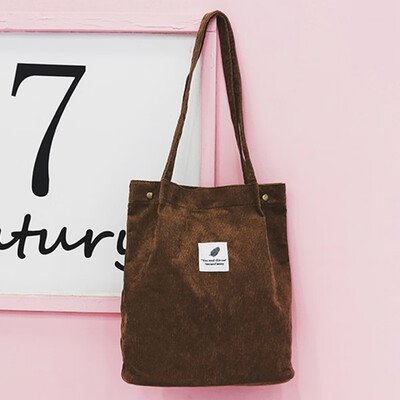Women Corduroy Tote Bags Large Capacity Foldable Handbags Reusable Shopping Bags With Phone Pockets Hasp Fashion Shoulder Bags
Women Corduroy Tote Bags Large Capacity Foldable Handbags Reusable Shopping Bags With Phone Pockets Hasp Fashion Shoulder Bags