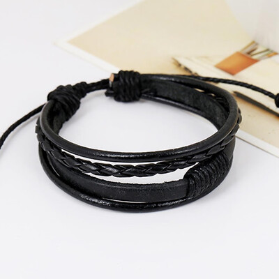 Braided Leather Bracelets & Bangles Multilevel Leather Bracelets Men 2018 Male Bracelets Bangles Jewelry Boyfriend Best Gift
Braided Leather Bracelets & Bangles Multilevel Leather Bracelets Men 2018 Male Bracelets Bangles Jewelry Boyfriend Best Gift