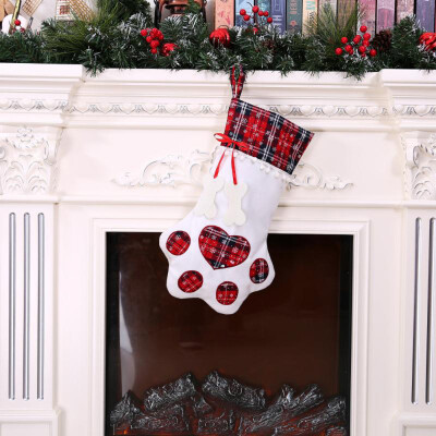 Gobestart Plaid Christmas Gift Bags Pet Dog Cat Paw Stocking Socks Xmas Tree Ornaments
Gobestart Plaid Christmas Gift Bags Pet Dog Cat Paw Stocking Socks Xmas Tree Ornaments