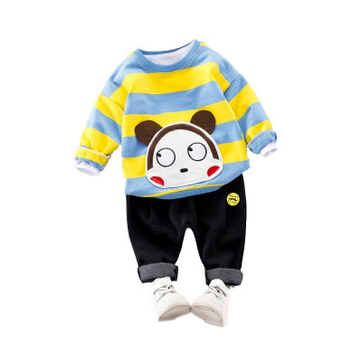 Baby Boys Girl Clothing Sets Kids 2PCS Wide Strip Cartoon MonkeyPant Children Cute Baby Children Boy Girl Outfits Sets
Baby Boys Girl Clothing Sets Kids 2PCS Wide Strip Cartoon MonkeyPant Children Cute Baby Children Boy Girl Outfits Sets
