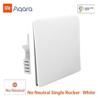 Xiaomi Aqara QBKG04LM Smart Wall Switch Smart Wi-Fi Control Lighting from Anywhere Home Smart Wall Touch APP Home Device Remote Co
Xiaomi Aqara QBKG04LM Smart Wall Switch Smart Wi-Fi Control Lighting from Anywhere Home Smart Wall Touch APP Home Device Remote Co