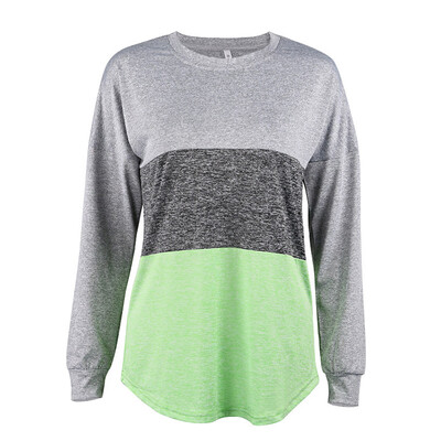 2019 New Autumn Winter Sexy T-shirt Womens Round Neck Color Matching Long-sleeved T-shirt Fashion Women Tops Long Sleeve
2019 New Autumn Winter Sexy T-shirt Womens Round Neck Color Matching Long-sleeved T-shirt Fashion Women Tops Long Sleeve