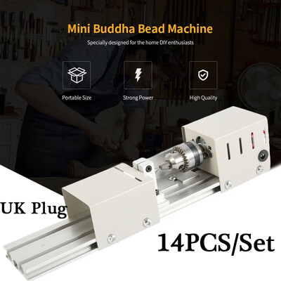 14Pcsset 100W Miniature Lathe Mini Woodworking Buddha Pearl Machine DIY Lathe Polishing Drill Rotary Tool
14Pcsset 100W Miniature Lathe Mini Woodworking Buddha Pearl Machine DIY Lathe Polishing Drill Rotary Tool