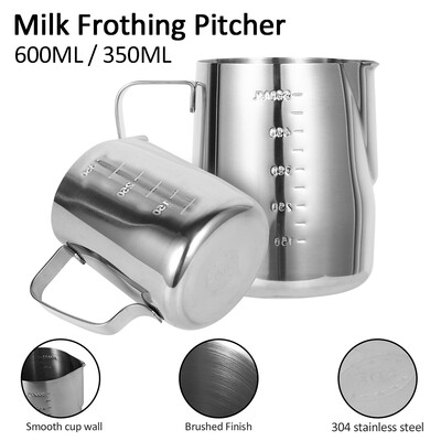 600350ml Stainless Steel Milk Foam Jug Coffee Mug Craft Coffee Mug Milk Coffee Milk Foam Pot
600350ml Stainless Steel Milk Foam Jug Coffee Mug Craft Coffee Mug Milk Coffee Milk Foam Pot