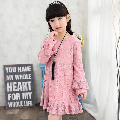 Cotton Autumn Casual Baby Girls Lace Hollow Design Long Sleeve Dress Kids Toddler Princess Dresses
Cotton Autumn Casual Baby Girls Lace Hollow Design Long Sleeve Dress Kids Toddler Princess Dresses