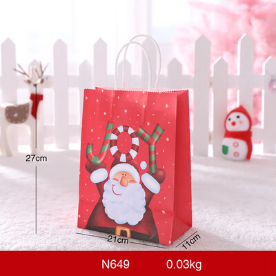 Portable Christmas Gift Holders Tote Bags Kraft Paper Gift Wrapping Bags Containers For Festive Party Supplies
Portable Christmas Gift Holders Tote Bags Kraft Paper Gift Wrapping Bags Containers For Festive Party Supplies