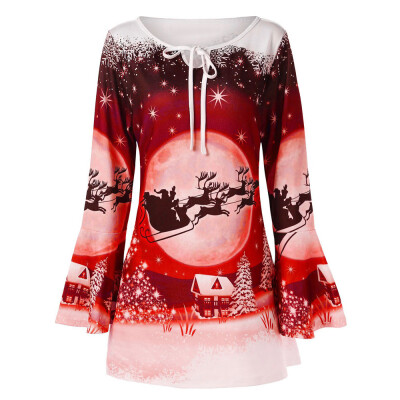 Gobestart Fashion Women Plus Size Merry Christmas Blouse Flare Sleeve Print T-shirt Tops
Gobestart Fashion Women Plus Size Merry Christmas Blouse Flare Sleeve Print T-shirt Tops