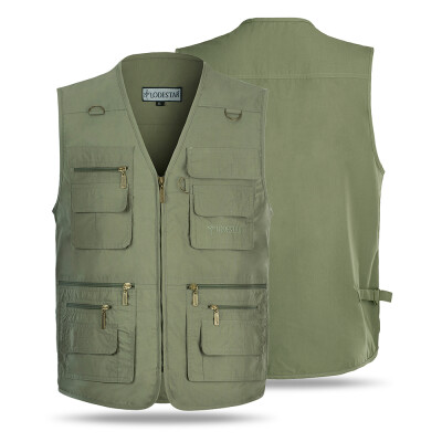 Outdoor Fishing Waistcoat Sleeveless Zipper Fishing Jacket Multi-pockets Hunting Photography Hiking Climbing Fishing Vest for Me
Outdoor Fishing Waistcoat Sleeveless Zipper Fishing Jacket Multi-pockets Hunting Photography Hiking Climbing Fishing Vest for Me