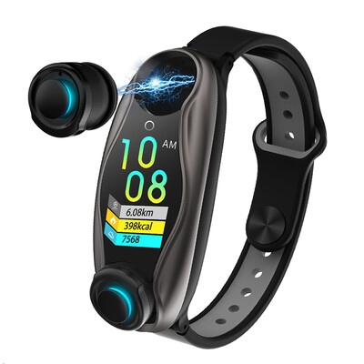 Headset willstar LEMFOLT04 dual wireless bluetooth headset bracelet bluetooth sport heart rate blood pressure waterproof bracelet
Headset willstar LEMFOLT04 dual wireless bluetooth headset bracelet bluetooth sport heart rate blood pressure waterproof bracelet