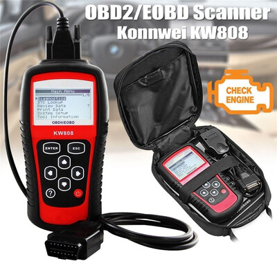 KW808 Car Scanner EOBD OBD2 OBDII Diagnostic Tool Live Code Reader for GasolinePetrol Vehicles
KW808 Car Scanner EOBD OBD2 OBDII Diagnostic Tool Live Code Reader for GasolinePetrol Vehicles