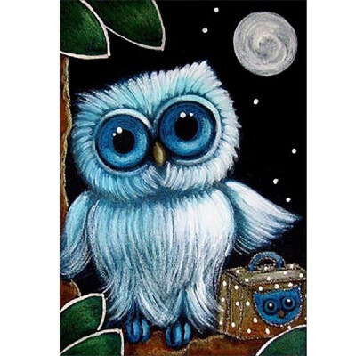 DIY Diamond Painting Cross Stitch Cute Owl Full Round Diamond Embroidery Rhinestone Home Decor Handwork Gift Canvas Size 25x30cm
DIY Diamond Painting Cross Stitch Cute Owl Full Round Diamond Embroidery Rhinestone Home Decor Handwork Gift Canvas Size 25x30cm