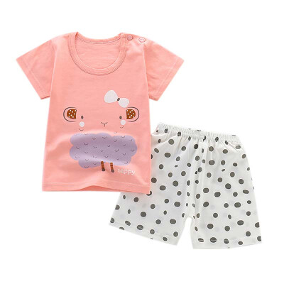 Summer Baby Boys Girl Short Sleeve Cartoon Print Tops T-shirt Shorts Toddler Casual Outfits Sets Fashion Set
Summer Baby Boys Girl Short Sleeve Cartoon Print Tops T-shirt Shorts Toddler Casual Outfits Sets Fashion Set