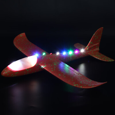 Gobestart Foam Throwing Glider Airplane LED Night Flying Aircraft Toy Airplane Model Gift
Gobestart Foam Throwing Glider Airplane LED Night Flying Aircraft Toy Airplane Model Gift