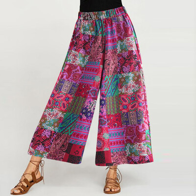 Gobestart Fashion Womens Plus Size Ethnic Style Print Elastic Waist Pocket Trousers Pants
Gobestart Fashion Womens Plus Size Ethnic Style Print Elastic Waist Pocket Trousers Pants