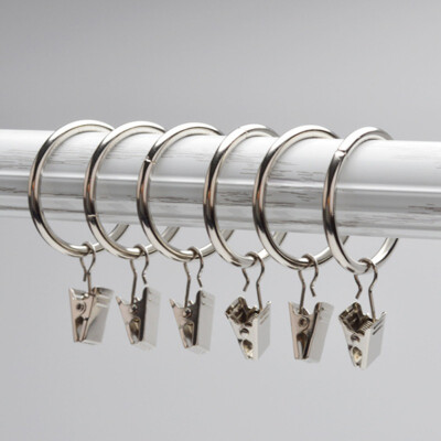 High Quality 10 Pcs Polished Stainless Steel Ball Shower Curtain Rings Clips Curtain Hooks
High Quality 10 Pcs Polished Stainless Steel Ball Shower Curtain Rings Clips Curtain Hooks