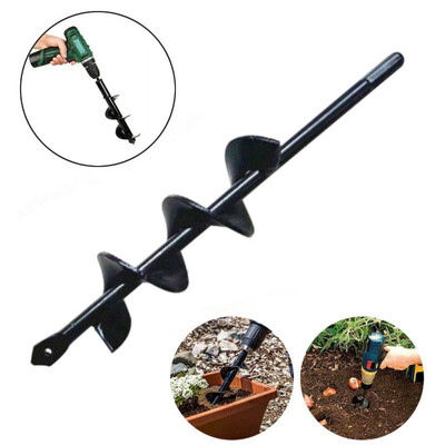 Garden Auger Drill Bit Planting Irrigation Weeding Steel Tool for Electric Hammer&Water borer