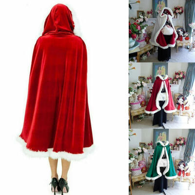 12M Christmas Red Velvet Santa Claus Deluxe Cloak Cape with white Fluffy Trim
12M Christmas Red Velvet Santa Claus Deluxe Cloak Cape with white Fluffy Trim
