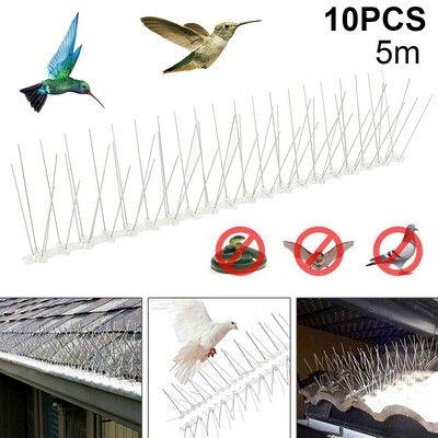 Bird-repellent Tool Bird-proof Thorn Stainless Steel Bird-proof Spikes Pigeon Expelling Birds for Walls Window Sills Ledges etc
Bird-repellent Tool Bird-proof Thorn Stainless Steel Bird-proof Spikes Pigeon Expelling Birds for Walls Window Sills Ledges etc