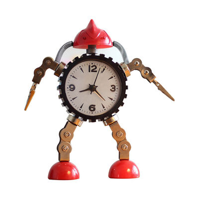 Creative Alarm Clock Warp Children Alarm Metal Robot Cartoon Anime Table Desk Alarm Clock Wekker Children Christmas Gift
Creative Alarm Clock Warp Children Alarm Metal Robot Cartoon Anime Table Desk Alarm Clock Wekker Children Christmas Gift