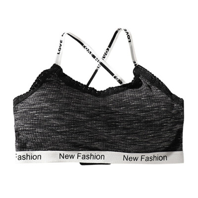Letter Print Sexy Bra Women One Piece Wireless Removable Padded Bra Lace Bralette Crop Top Push Up Bra Underwear Women
Letter Print Sexy Bra Women One Piece Wireless Removable Padded Bra Lace Bralette Crop Top Push Up Bra Underwear Women
