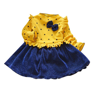 6M-4T Autumn Casual Baby Girls Polka Dot Print Long Sleeve Patchwork Dress Kids Toddler Pageant Sundress
6M-4T Autumn Casual Baby Girls Polka Dot Print Long Sleeve Patchwork Dress Kids Toddler Pageant Sundress