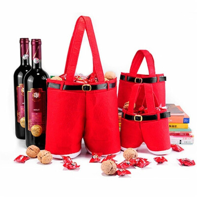 Santa Pants Candy Bag Christmas Decorations For Home Xmas Sack Cute Children Gift Wedding Present Gift Holder Wine Bottle Bag
Santa Pants Candy Bag Christmas Decorations For Home Xmas Sack Cute Children Gift Wedding Present Gift Holder Wine Bottle Bag