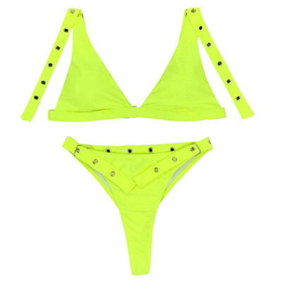 Summer Women Sexy Bikini Set Solid 2 Pieces Wire Free Swimsuit Adjustable Strap High Waist Swimwear Female Bathing Suit
Summer Women Sexy Bikini Set Solid 2 Pieces Wire Free Swimsuit Adjustable Strap High Waist Swimwear Female Bathing Suit
