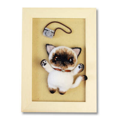 Felt Craft Kit DIY Cat Photo With Frame Handmade Needle Felt Set For Ornaments Handcraf
Felt Craft Kit DIY Cat Photo With Frame Handmade Needle Felt Set For Ornaments Handcraf