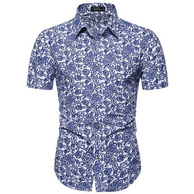 Tailored Men Summer Slim Loose Hawaii Short Sleeve Printed Turn-down Collar T-shirt Tops
Tailored Men Summer Slim Loose Hawaii Short Sleeve Printed Turn-down Collar T-shirt Tops