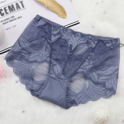 Womens Sexy Lace Underwear Floral Hollow Out Mid-Rise Perspective Underwear Seamless Brief
Womens Sexy Lace Underwear Floral Hollow Out Mid-Rise Perspective Underwear Seamless Brief