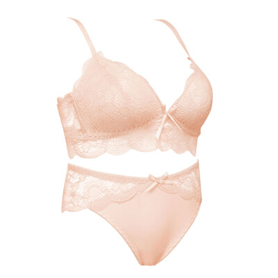 Sexy Bra Set Women Solid Color Wire Free Lingerie Set 34 Cup Gathered Bra Hollow Out Briefs Underwear Set
Sexy Bra Set Women Solid Color Wire Free Lingerie Set 34 Cup Gathered Bra Hollow Out Briefs Underwear Set