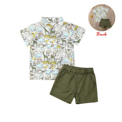 US 2PCS Toddler Kids Baby Boy Animal Print T-shirt Shorts Pants Outfit Clothes
US 2PCS Toddler Kids Baby Boy Animal Print T-shirt Shorts Pants Outfit Clothes