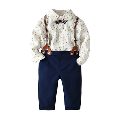 Toddler Boys Clothing Set Autumn Baby Set Long Sleeve Print Shirt Children Kid Clothes Suits Formal Wedding Party Costume
Toddler Boys Clothing Set Autumn Baby Set Long Sleeve Print Shirt Children Kid Clothes Suits Formal Wedding Party Costume
