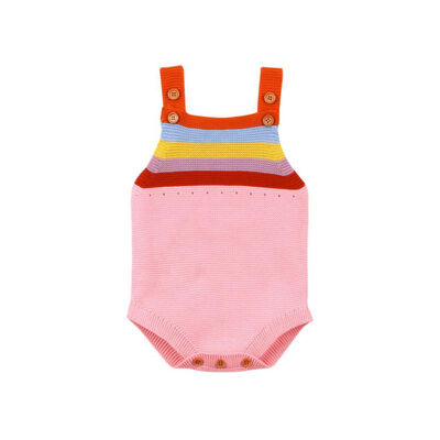 Autumn Infant Baby Girls Sleeveless Knitted Rompers Kids Boys Striped Print Bodysuit Jumpsuit
Autumn Infant Baby Girls Sleeveless Knitted Rompers Kids Boys Striped Print Bodysuit Jumpsuit